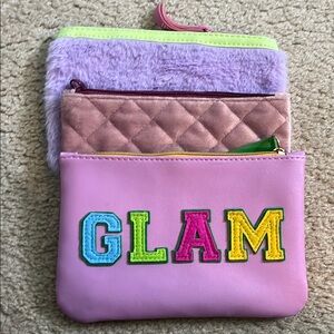 Glamorous Multi-Color Pouch Trio